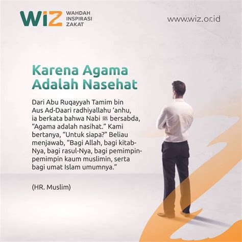 Karena Agama Adalah Nasehat – WAHDAH INSPIRASI ZAKAT | By Yayasan Wahdah Islamiyah
