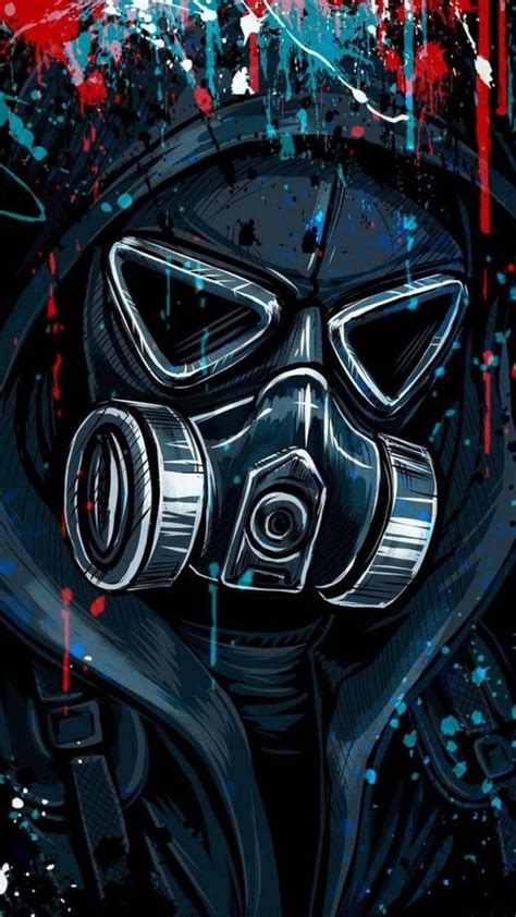 Cyberpunk Gas Mask Wallpaper Posted By Zoey Thompson