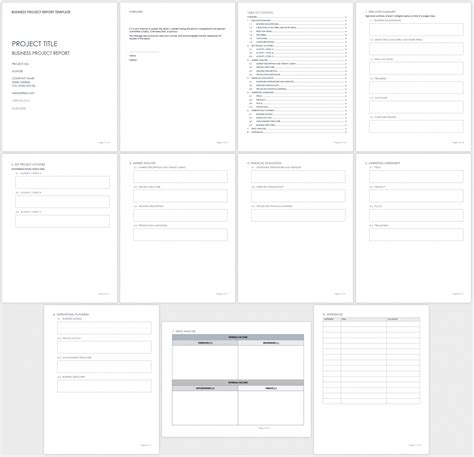 Editable Free Project Report Templates Smartsheet Project Management