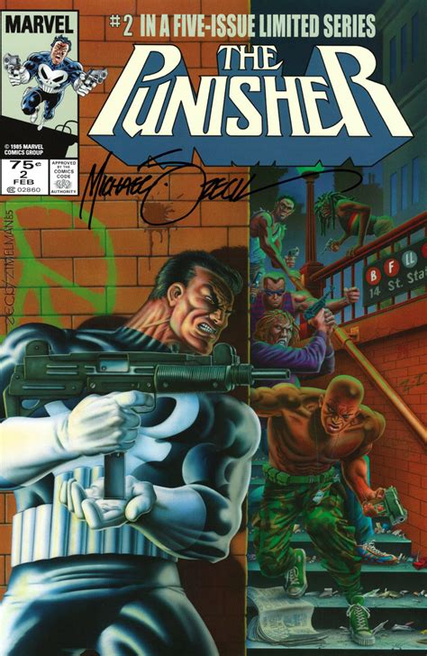 Mike Zeck Signed Art Print The Punisher 2