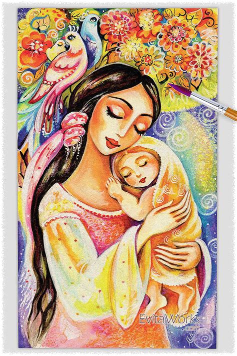 Mother And Child Paintings And Drawings