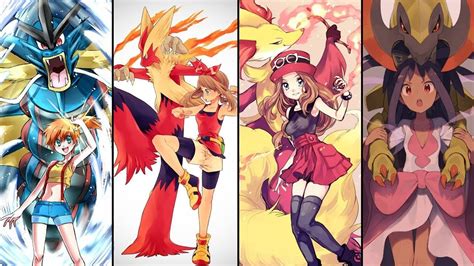 Xếp Hạng Khả Năng Chiến đấu Của Các Nữ Chính Pokemon Series Youtube