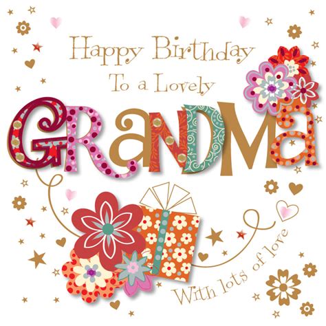 Is it that time of year again, when you start searching for the perfect birthday gift for grandma? Lovely Grandma Happy Birthday Greeting Card | Cards