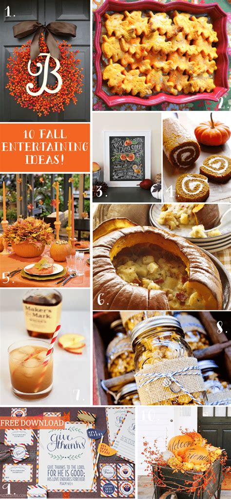 Posted on september 17, 2018 by steve jacobson. 10 Fall Entertaining Ideas | Pizzazzerie
