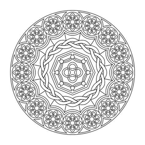 Mandala Coloring Pages Advanced Level Printable Coloring Home