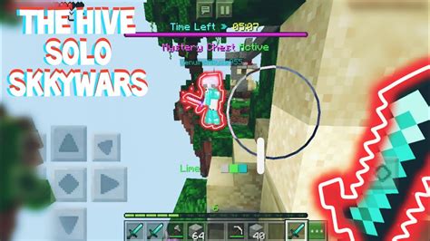 Skywars Solo The Hivemcpe Victorygameplaytrying Touch Control
