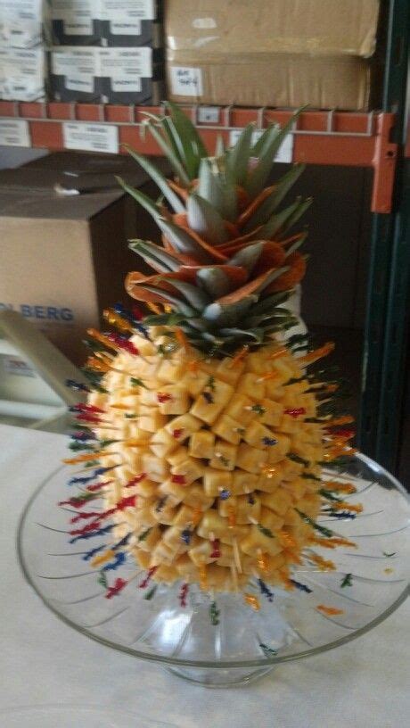 Pineapple Centerpiece Pineapple Centerpiece Creative Food Art Christmas Punch Recipes