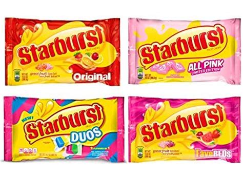 Starburst Candy Variety Pack Of 4 Flavors All Pink Ori