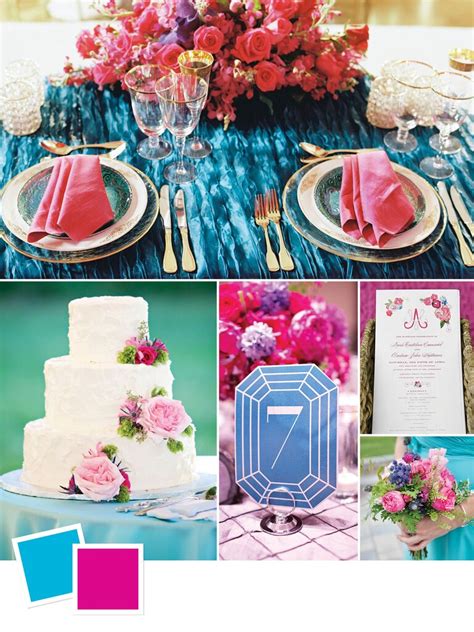 Apply it to traditional wedding design elements like florals, but be careful not to swamp the. Hot Wedding Color Combos for Summer