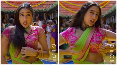 Trending Sara Ali Khan Turns A Desi Bihari Chhori Flaunts Her Hot Dance Moves In A Sexy