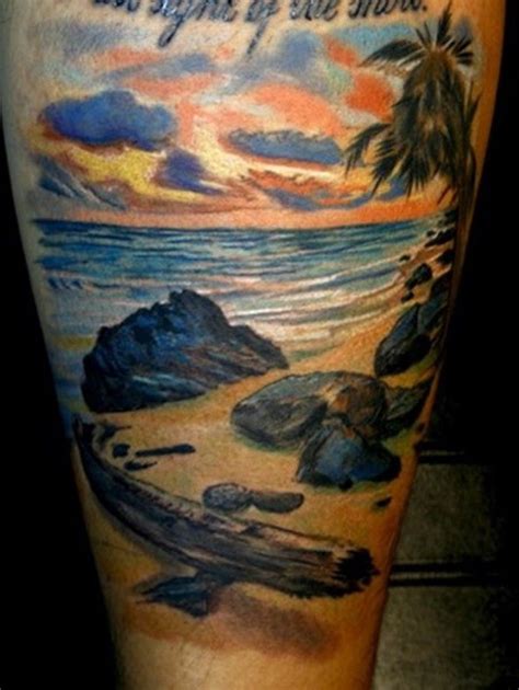 Pin On Beach Tattoos