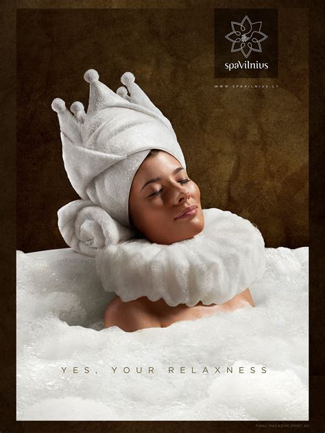 Her Relaxness On Behance Spa Advertising Creative Advertising Advertising Campaign Street