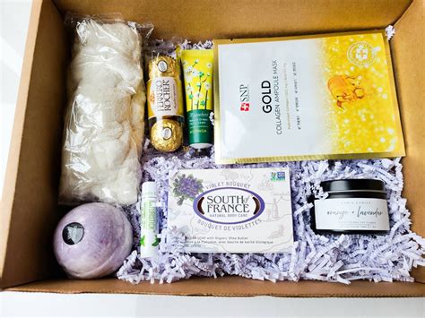 Self Care Pamper Box Kit T Box For Her At Home Spa Etsy