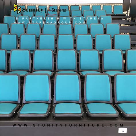 Multi Color Retractable Indoor Stadium Seats Platform