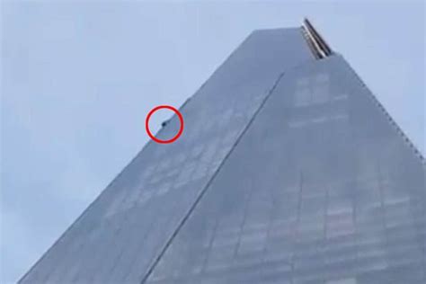 Man Filmed Climbing 1000ft Shard As Police Called To Londons Tallest