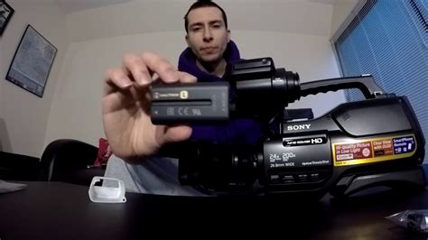 sony hxr mc2500 professional camcorder unboxing youtube