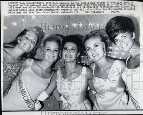 1969 Press Photo Semifinalists In The Miss America Pageant Pamela Eldred Miss America
