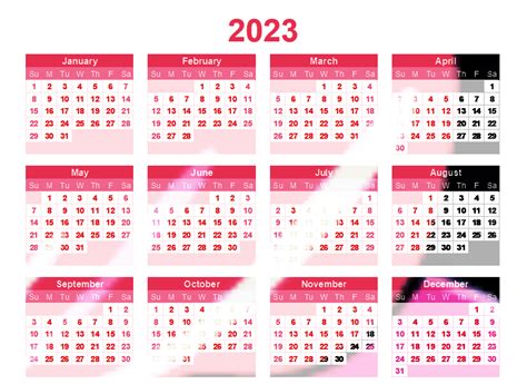 Calendar 2023 Png Transparent Imagesee