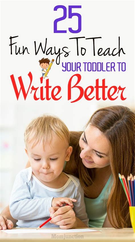 25 Fun Ways To Teach Your Toddler To Write Better Not All Toddlers