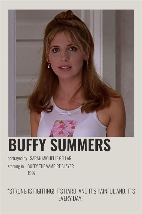 Buffy Summers By Cari Buffy The Vampire Slayer Buffy Buffy The Vampire