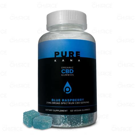 Purekana Shop Blue Raspberry Vegan Cbd Gummies From Cbd Choice