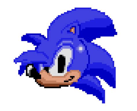 Sonic Head Pixel Art Maker
