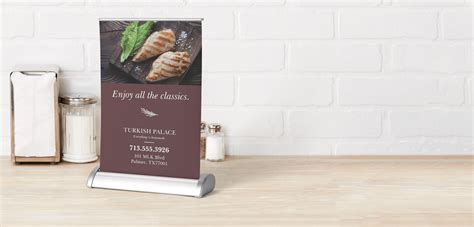 Tabletop Signs Tabletop Retractable Banners Vistaprint