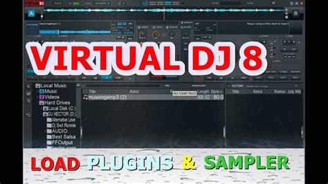 Virtual Dj 8 Tips Andtricks How To Load In Pluginssamplers And Skins