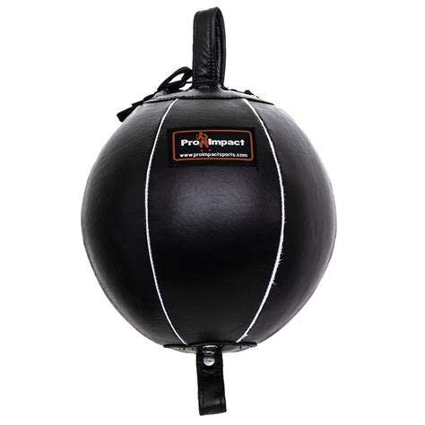 Pro Impact Genuine Leather Double End Boxing Punching Bag Speed Striking And Dodge Training Ball
