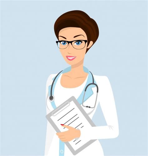 ᐈ Lady Doctor Stock Illustrations Royalty Free Female Doctor Vectors