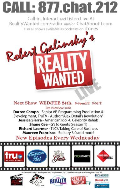 Robert Galinskys RealityWanted Live On CBS Digital Is Casting For A Co