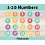 1 20 Numbers Flashcards For Toddlers And Preschoolers Round  Etsy