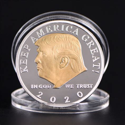 New Coin President Donald Trump Keep America Great Silver Gold