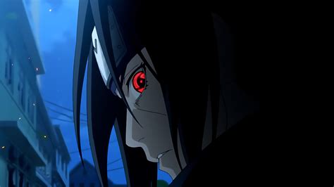 壁纸 Uchiha Itachi Uchiha氏族 分享 火影忍者动漫 火影忍者动物园 红眼睛 Ninja Character