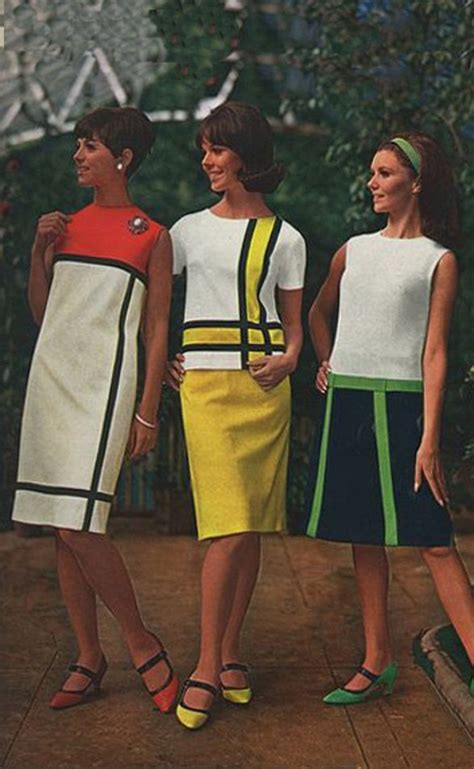 In The Mid 60s Womens Dresses And Even Mens Shirts Were Designed