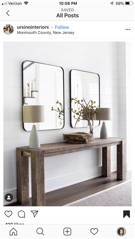 Pin by Leigh Jones on LJ Entryway | Entryway console table, Hallway decorating, Entryway table decor