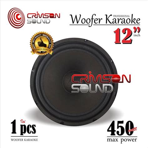Jual Woofer 12 Inch Karaoke Model Bmb Di Lapak Crimson Sound Bukalapak