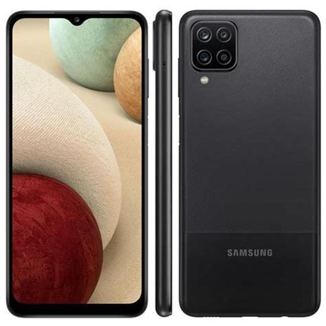 Smartphone Samsung Galaxy A12 64gb 4gb Ram Câmera Quádrupla Tela