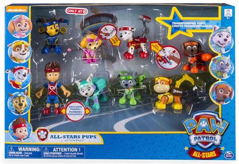 Buy Paw Patrol All Stars All Stars Pups Action Pack Figure 8 Pack