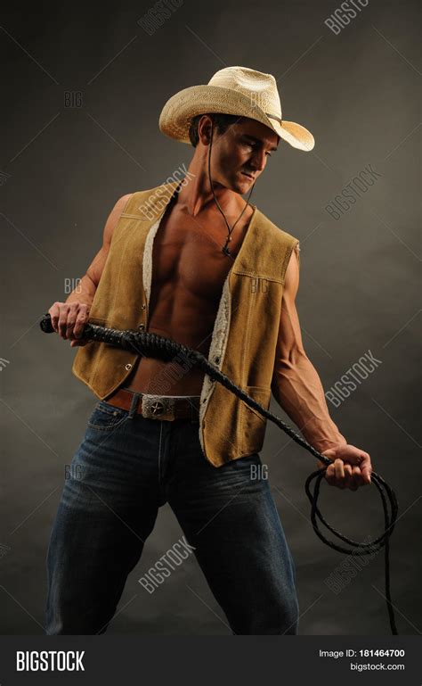 Sexy Man Holding Whip Image And Photo Free Trial Bigstock