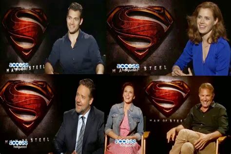 Lane And Kent News Watch Man Of Steel Cast Access Hollywood Interviews