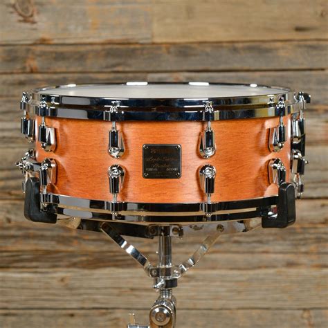 Yamaha 55x14 Maple Custom Absolute Snare Drum Vintage Natural Made I