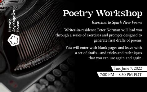 Poetry Workshop Exercises To Spark New Poems