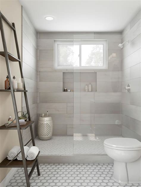 25 Awesome Farmhouse Bathroom Tile Shower Ideas Walk In Shower Room