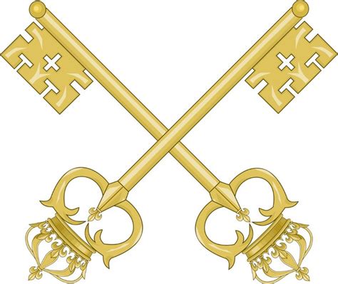Orn Ext Grand Chambellan Categorysvg Coat Of Arms Elements Keys