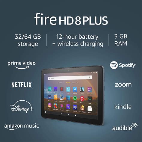 2020 Slate Fire Hd 8 Tablet 8 Hd Display 64 Gb Amazon