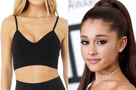 ariana grande just wore a 58 bralette from this celeb loved brand and it s still in stock