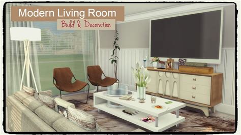 Sims 4 Modern Living Room Dinha
