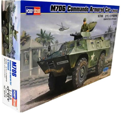 Сборная пластиковая модель американского M706 Commando Armored Car In