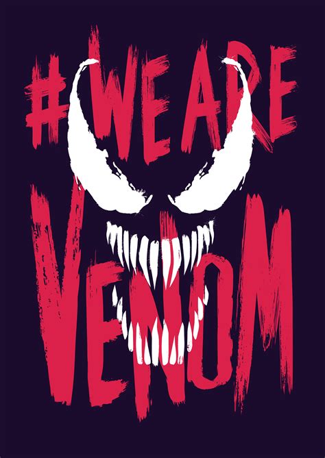 We Are Venom Red Posterspy